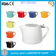 Wholesale Different Color Stump Ceramic Tea Pot